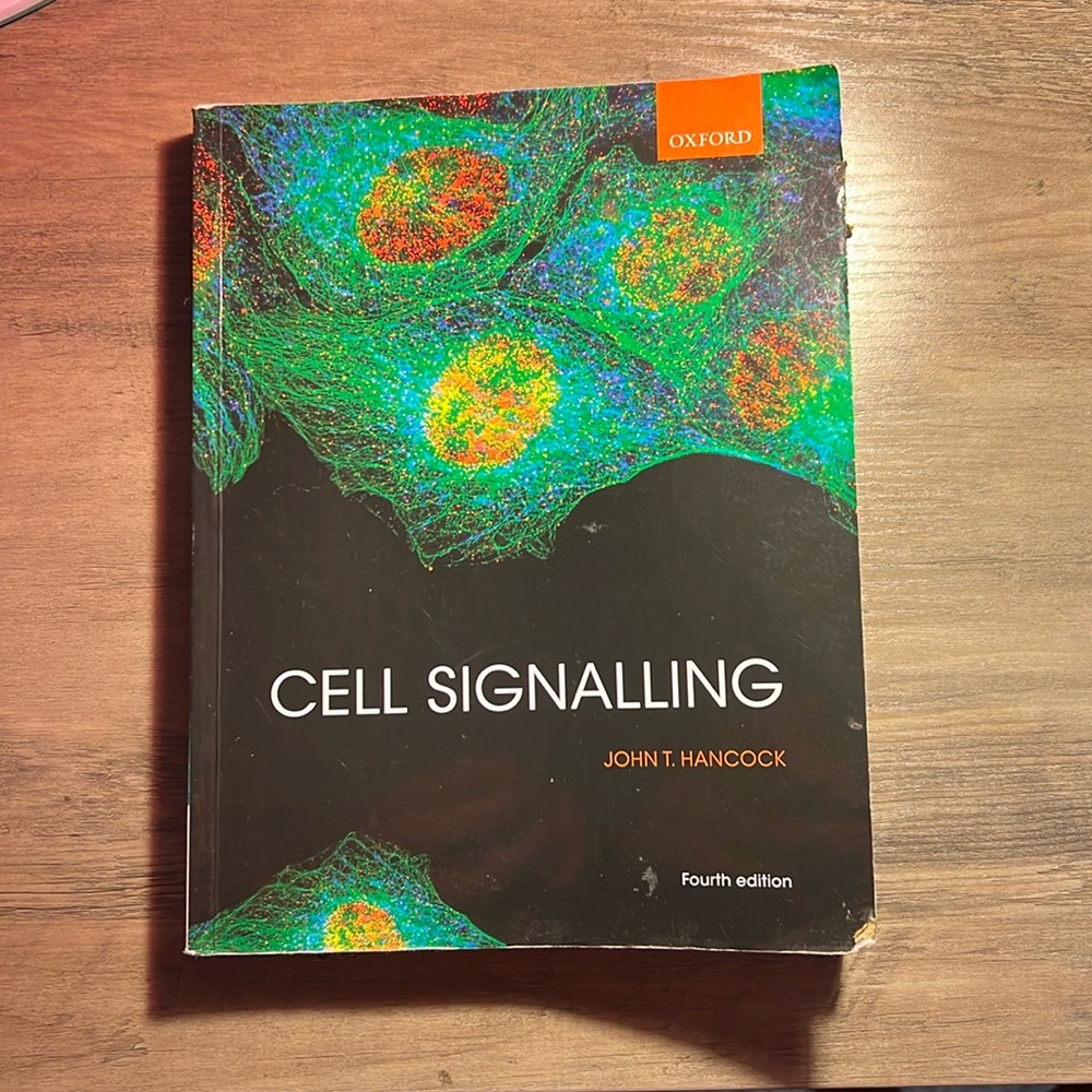 Cell Signaling 4th edition by John t. Hancock.